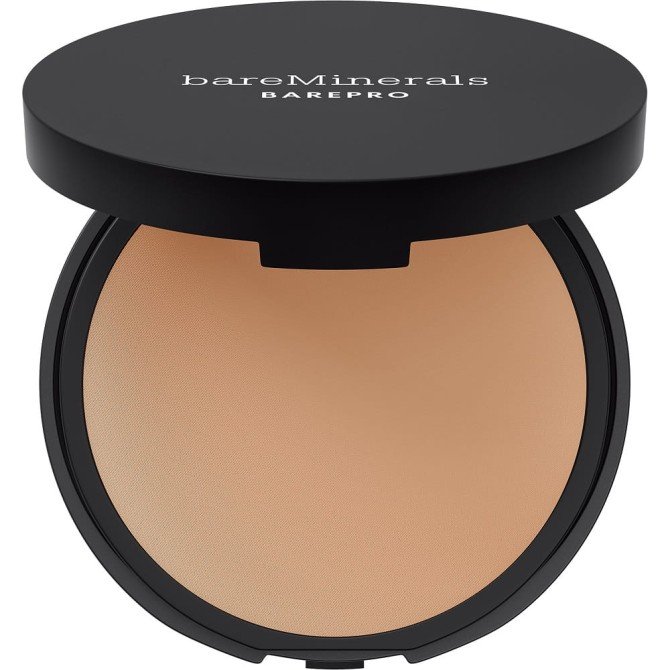 bareMinerals BarePro 16HR Skin-Perfecting Powder Foundation prasowany podkład w kompakcie Medium 30 Warm 8g