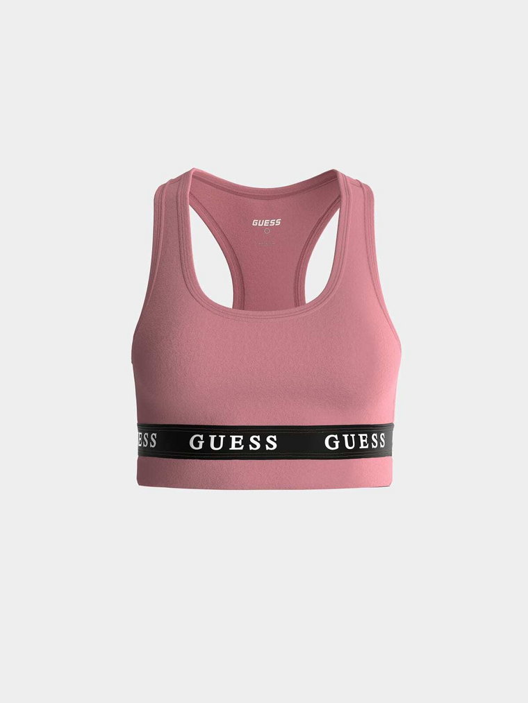 Biustonosz treningowy damski GUESS ALINE TOP ECO STRETCH JERSEY