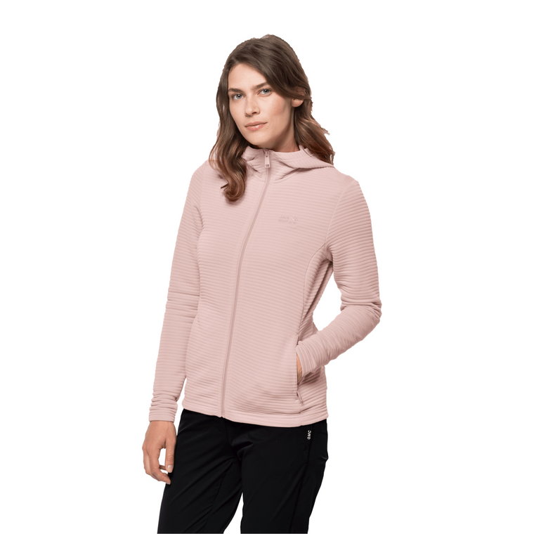 Damska bluza z kapturem MODESTO HOODED JKT WOMEN light blush - S