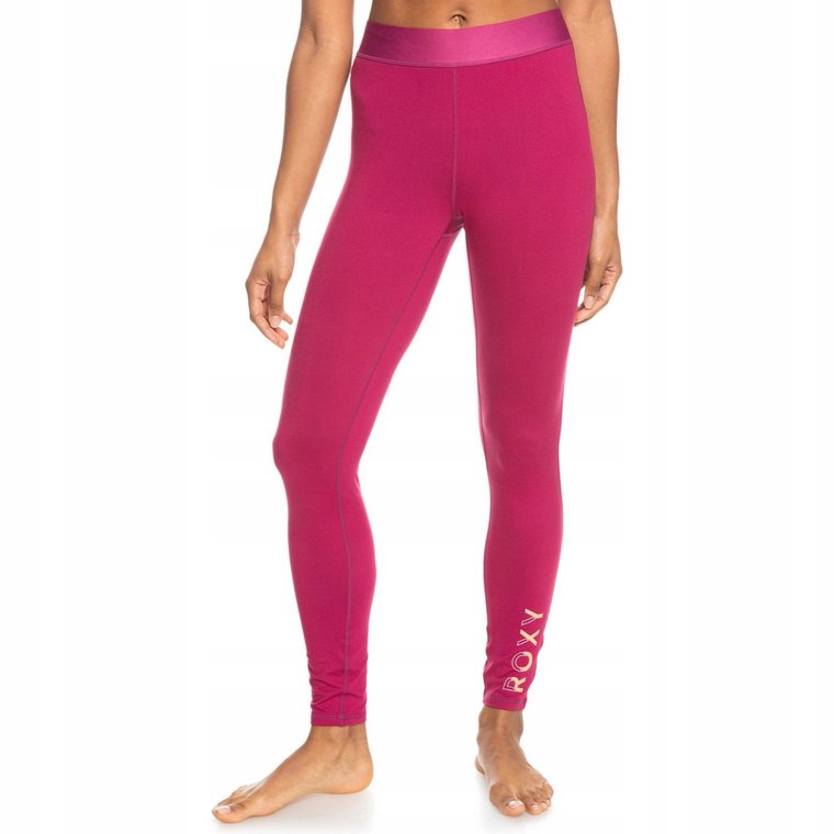 Legginsy Roxy damskie sportowe treningowe dopasowane różowe r. S