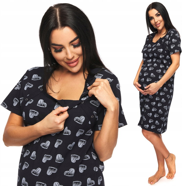 Bawełniana Koszula Do Karmienia Porodu Ciążowa Qua