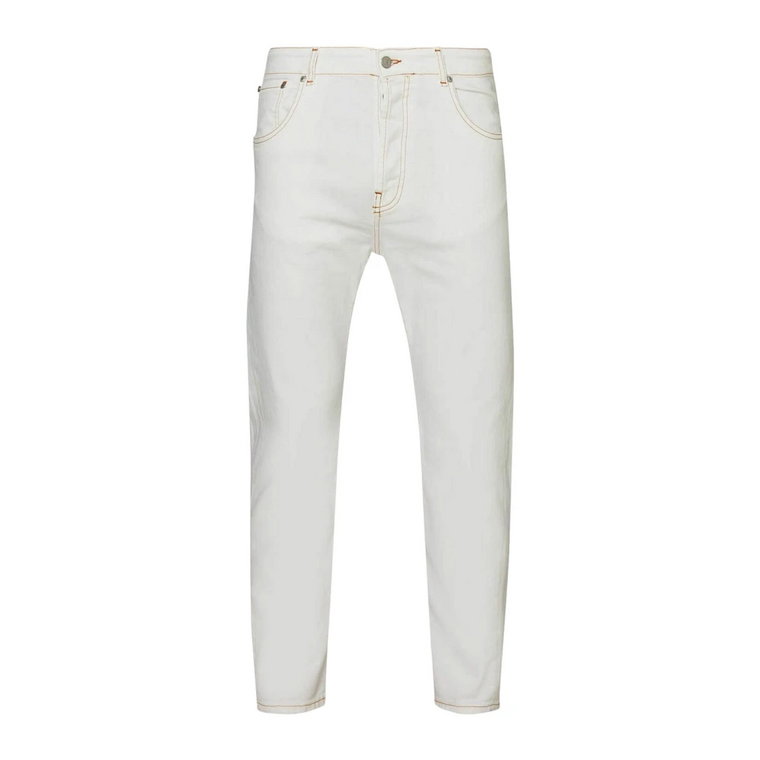 Białe Slim Jeans dla Mężczyzn Liu Jo
