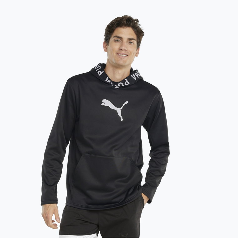 Bluza treningowa męska PUMA Train Power Fleece Hoodie puma black