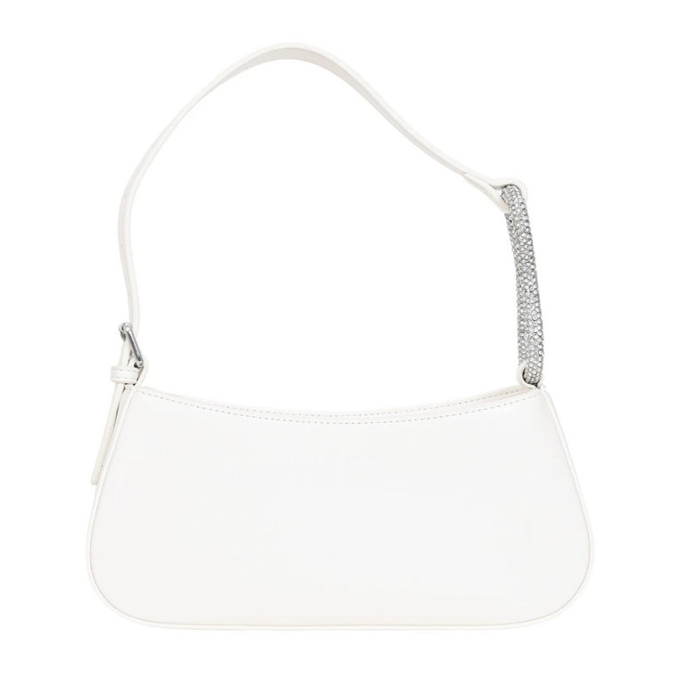 Biała torba z logo Strass Chiara Ferragni Collection