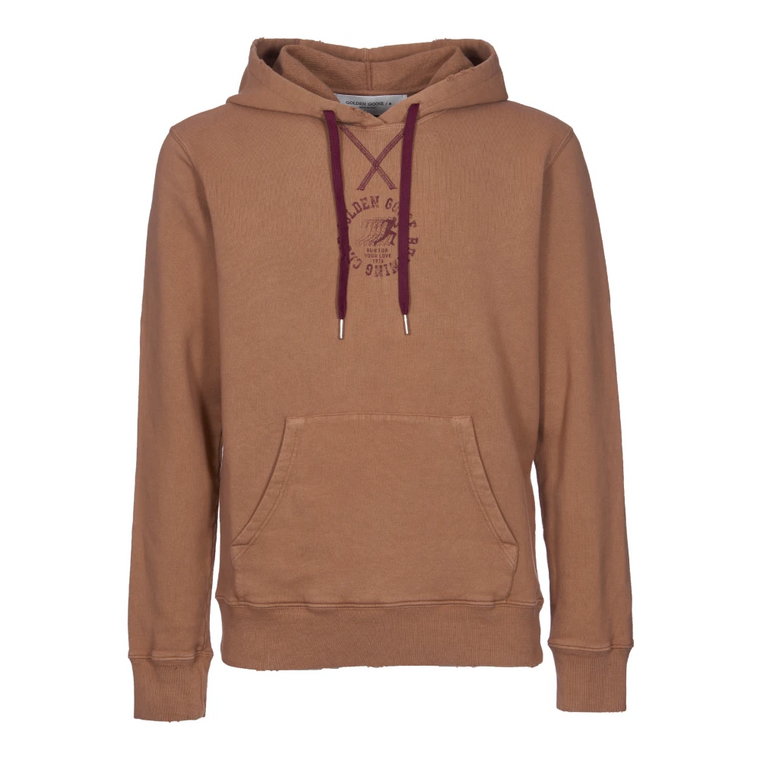 Stylowy męski hoodie z unikalnym detallem Pinaforemetal Golden Goose