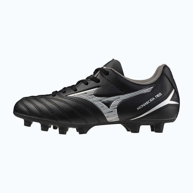 Buty piłkarskie dziecięce Mizuno Monarcida Neo III Select FG black/silver