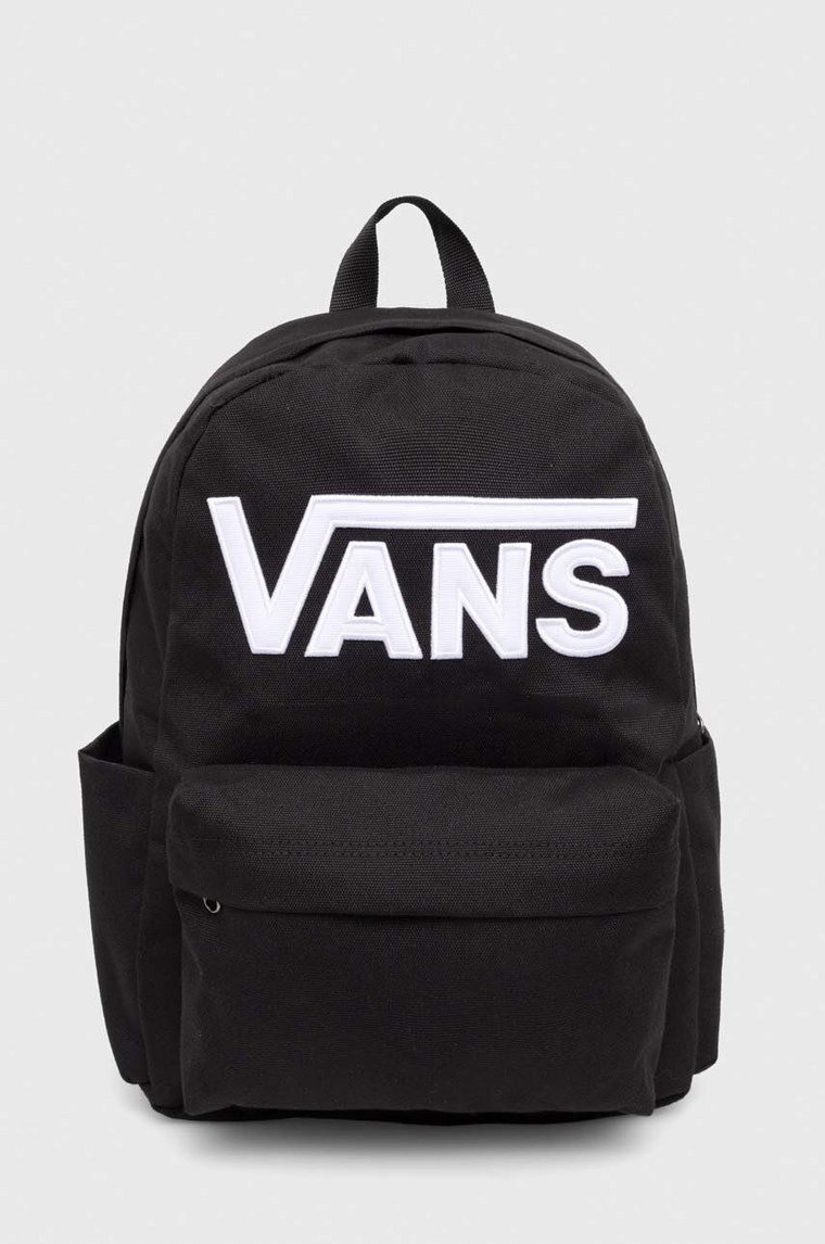 Vans plecak dziecięcy OLD SKOOL GROM BACKPACK kolor czarny duży z aplikacją