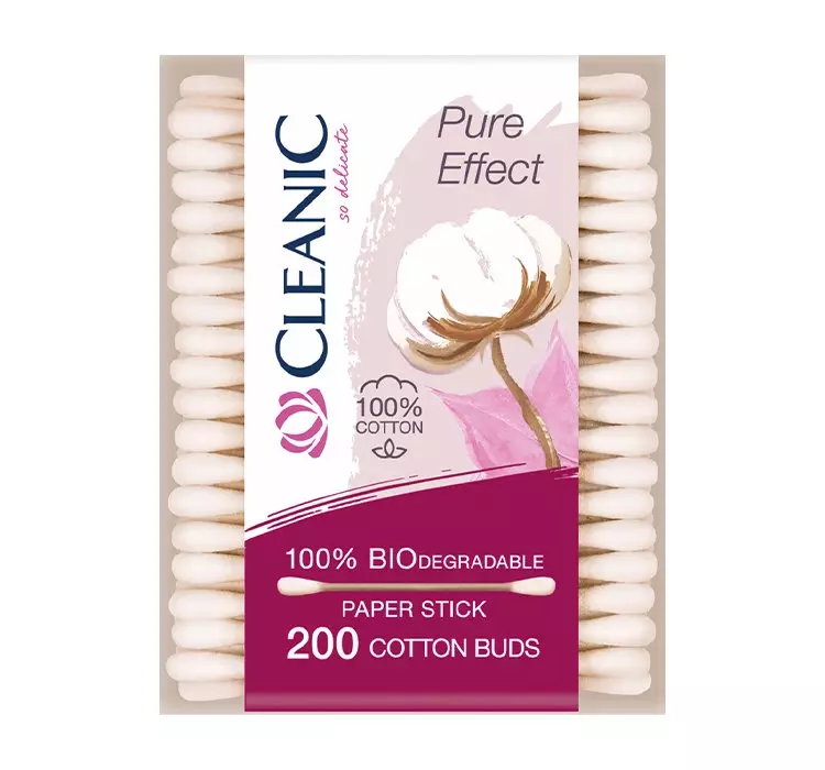 CLEANIC PURE EFFECT PATYCZKI HIGIENICZNE 200 SZTUK