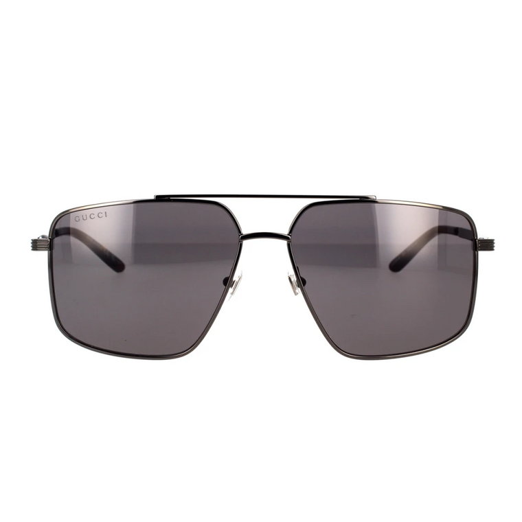 Klasyczne i wyrafinowane okulary przeciwsłoneczne z geometrycznym wzorem Gucci