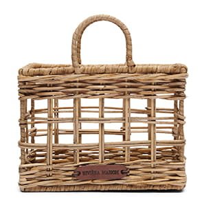 Serwetnik Rustic Rattan Napkin Bag Holder