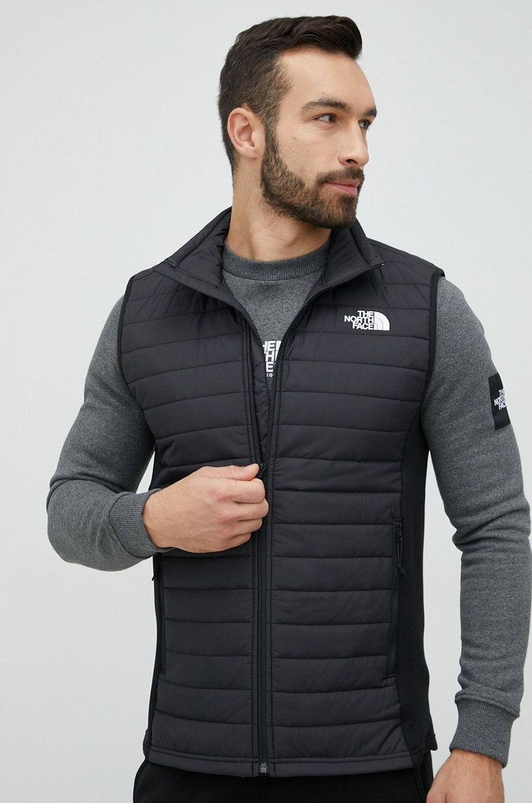 The North Face bezrękawnik MENS CANYONLANDS HYBRID VEST męski kolor czarny przejściowy NF0A7UJJJK31