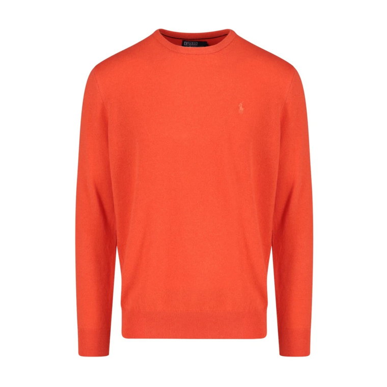 Pomarańczowe Swetry Polo Ralph Lauren