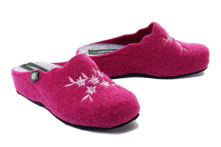 DR. BRINKMANN 330010-43 fuchsia, kapcie damskie