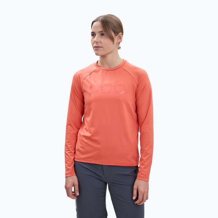 Longsleeve rowerowy damski POC Reform Enduro Jersey ammolite coral