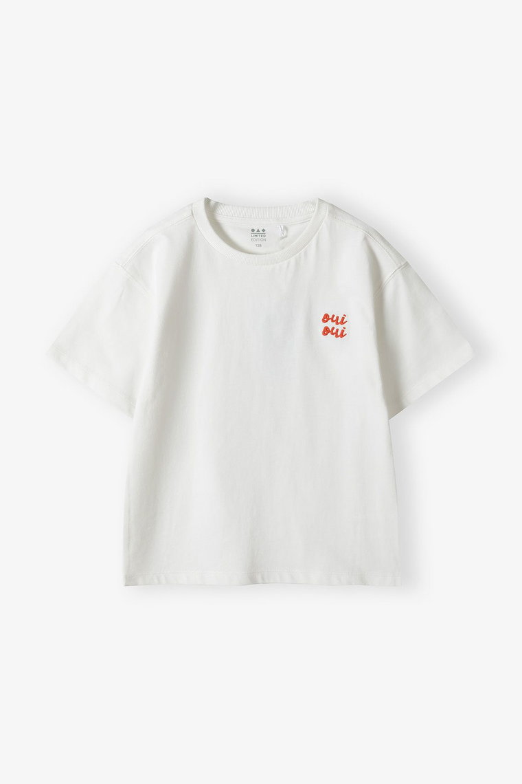 Biały bawełniany t-shirt dla dziecka - Limited Edition