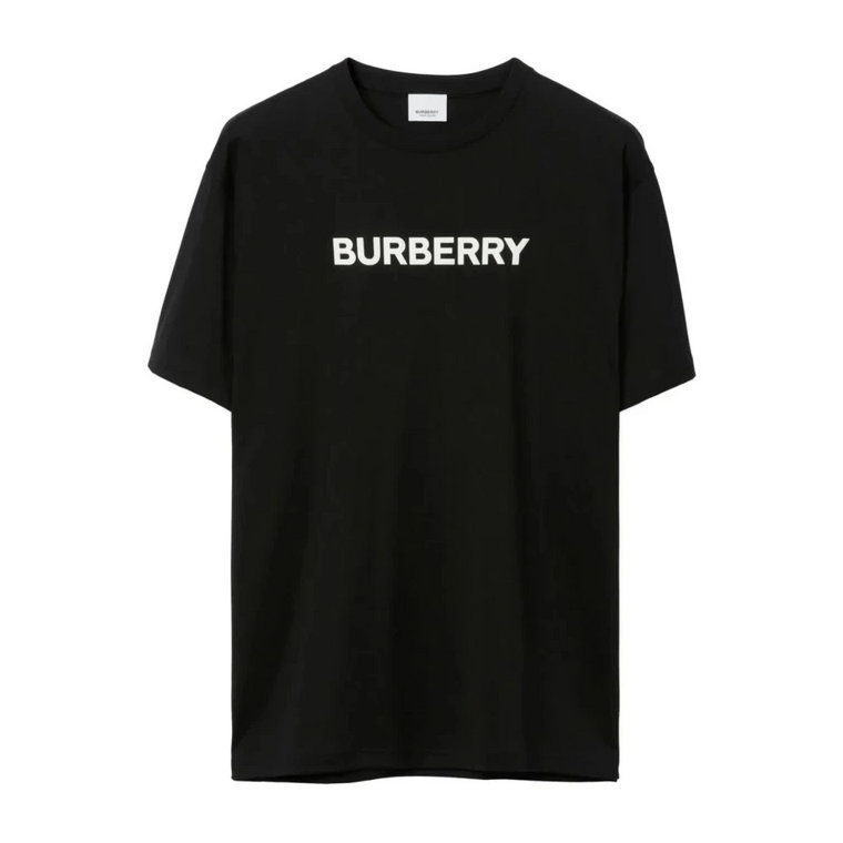 Czarna Koszulka Burberry