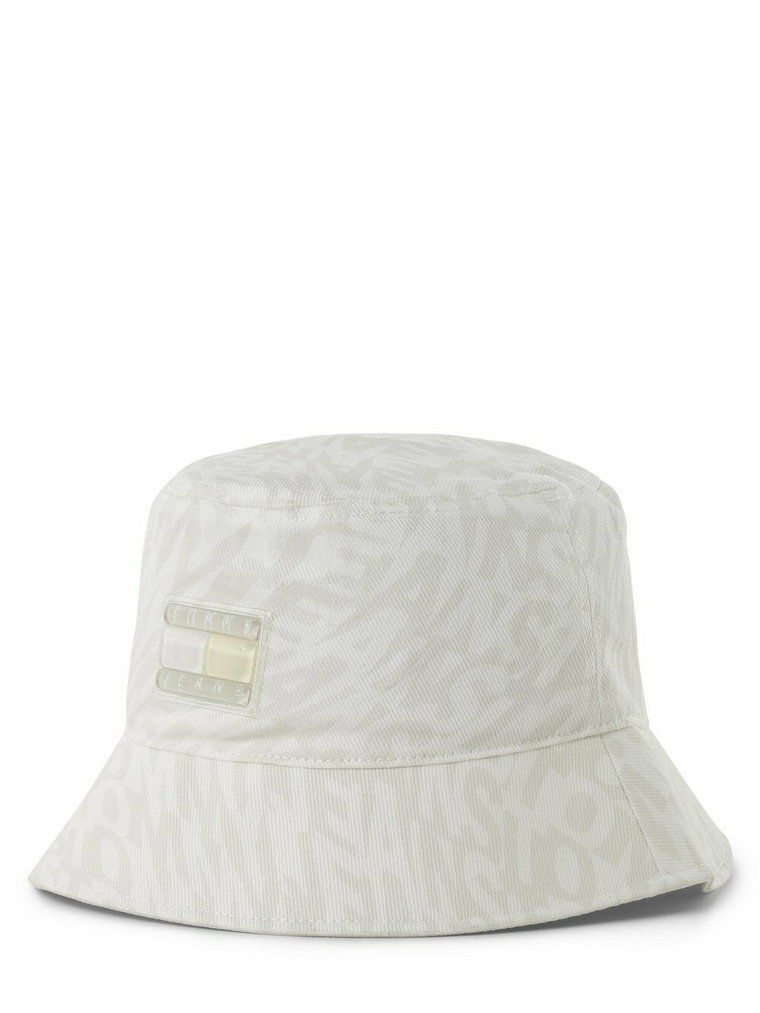 Tommy Jeans - Damski bucket hat, beżowy