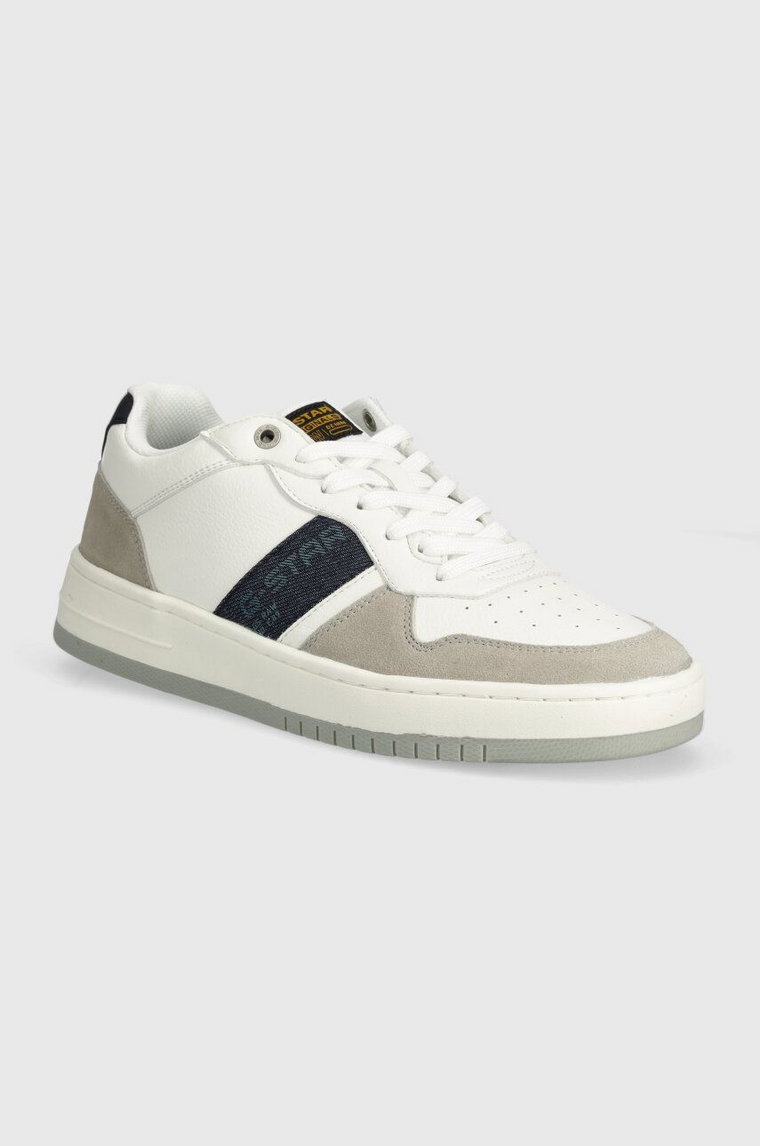 G-Star Raw sneakersy BREND LEA DNM M kolor biały 2412070501.WHT.LGRY