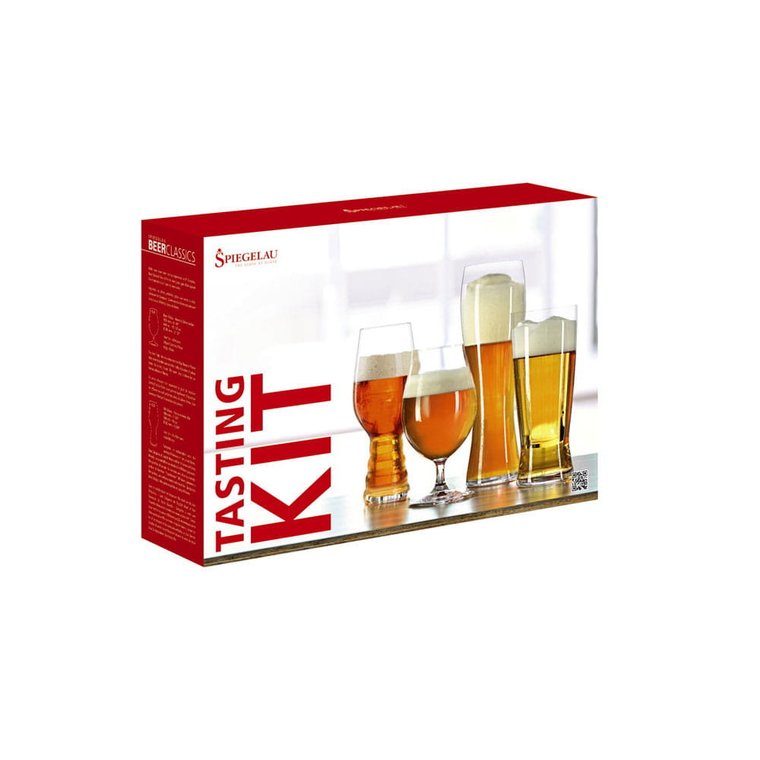 Spiegelau komplet 4 kufli, pokali do piwa IPA, Lager, Pszenicznego 700 ml.