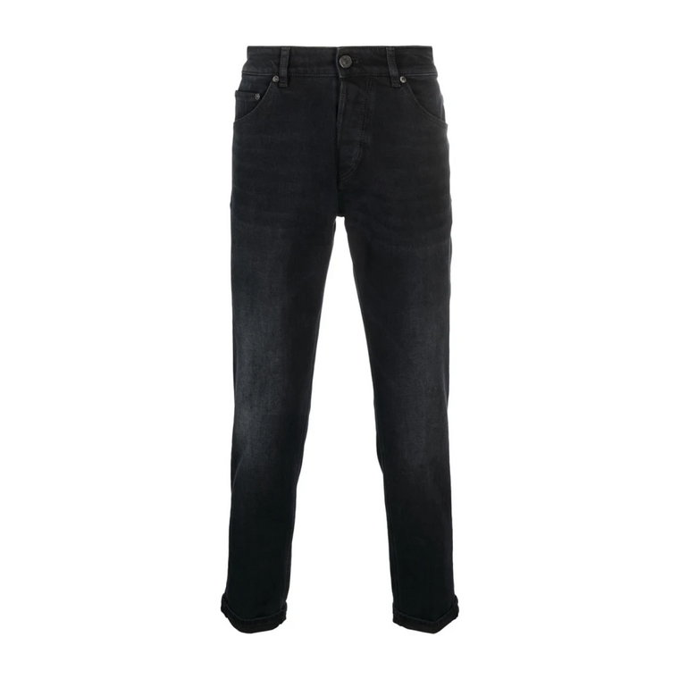 Wąskie niebiesko-czarne jeansy męskie PT Torino