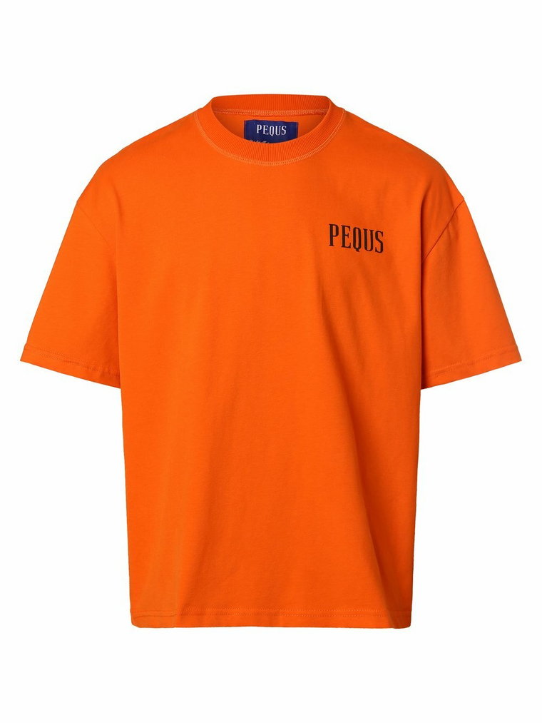 PEQUS - T-shirt męski, pomarańczowy