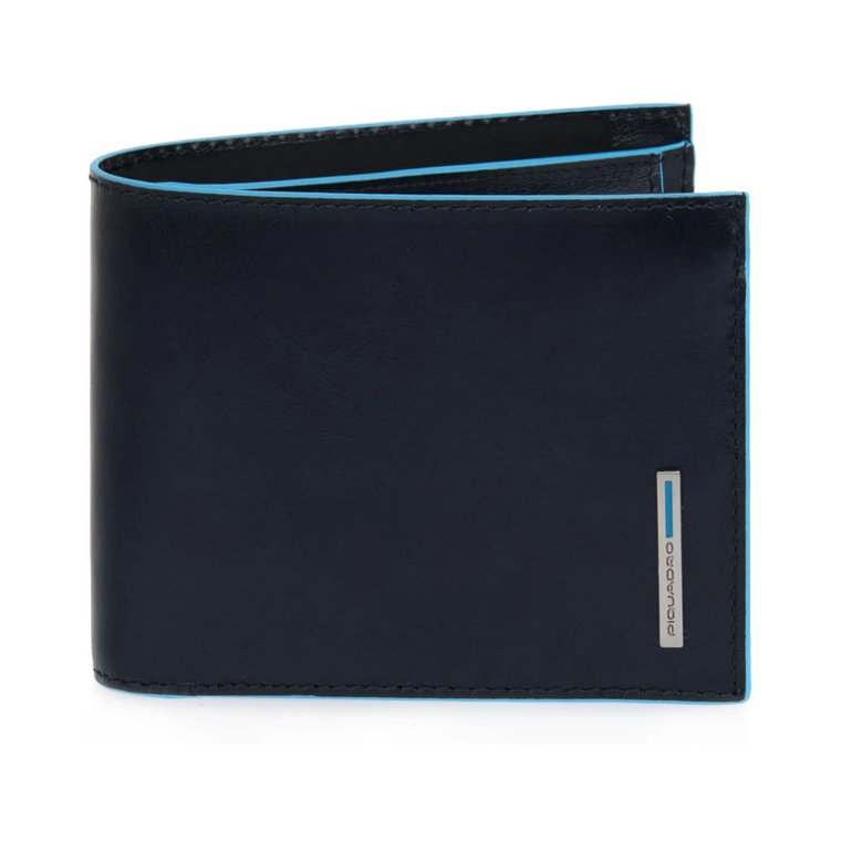 Niebieski portfel męski Piquadro