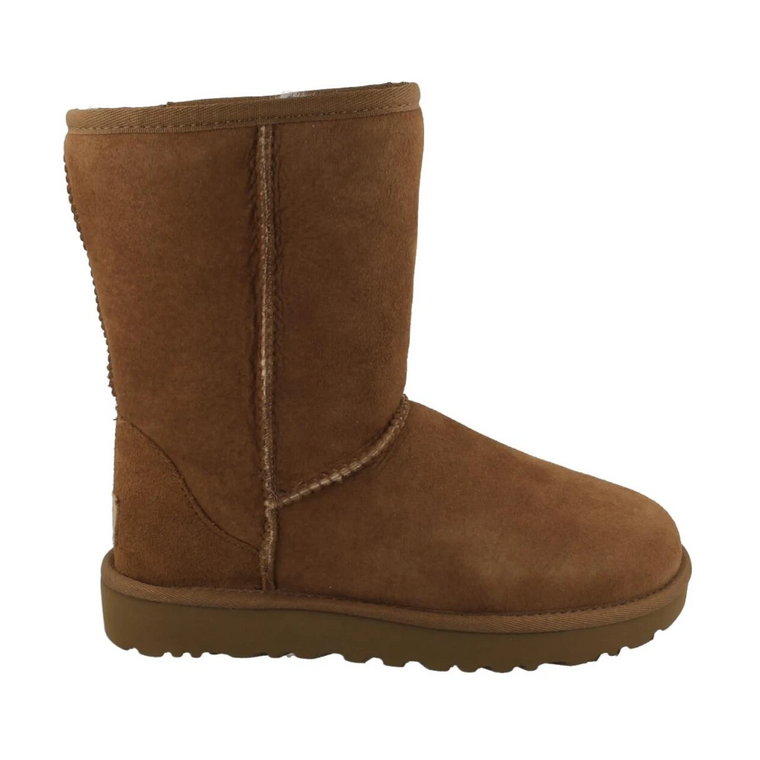 Klasyczne krótkie buty damskie II w kolorze camel z owczej skóry UGG