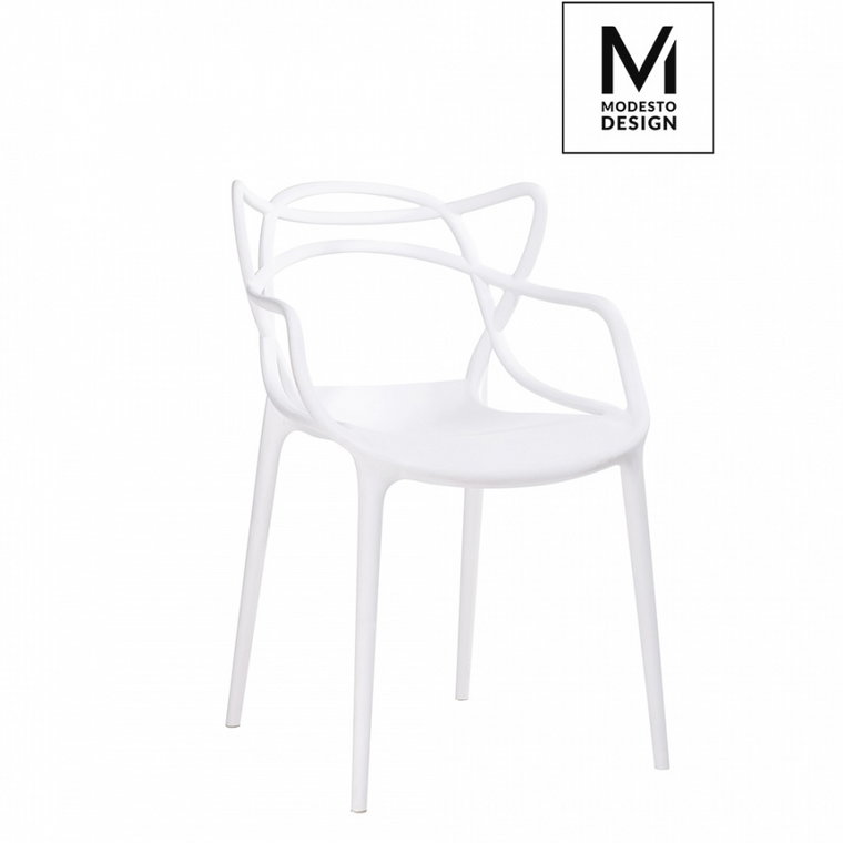 Krzesło Hilo Modesto Design białe kod: PP044.WHITE