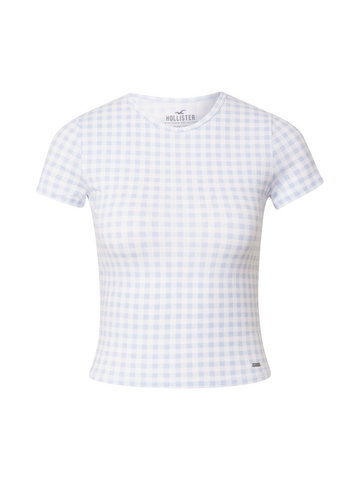 HOLLISTER Koszulka  jasnoniebieski / biały