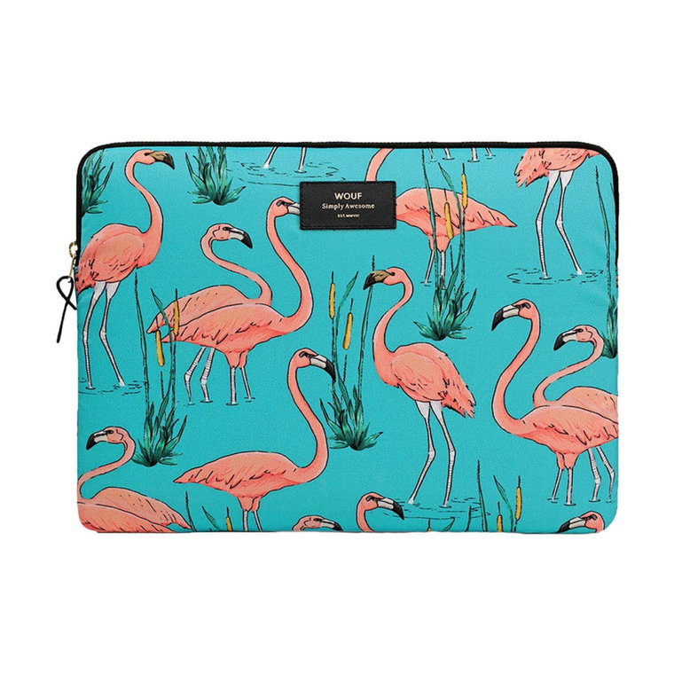 Pink Flamingos Laptop Sleeve Wouf