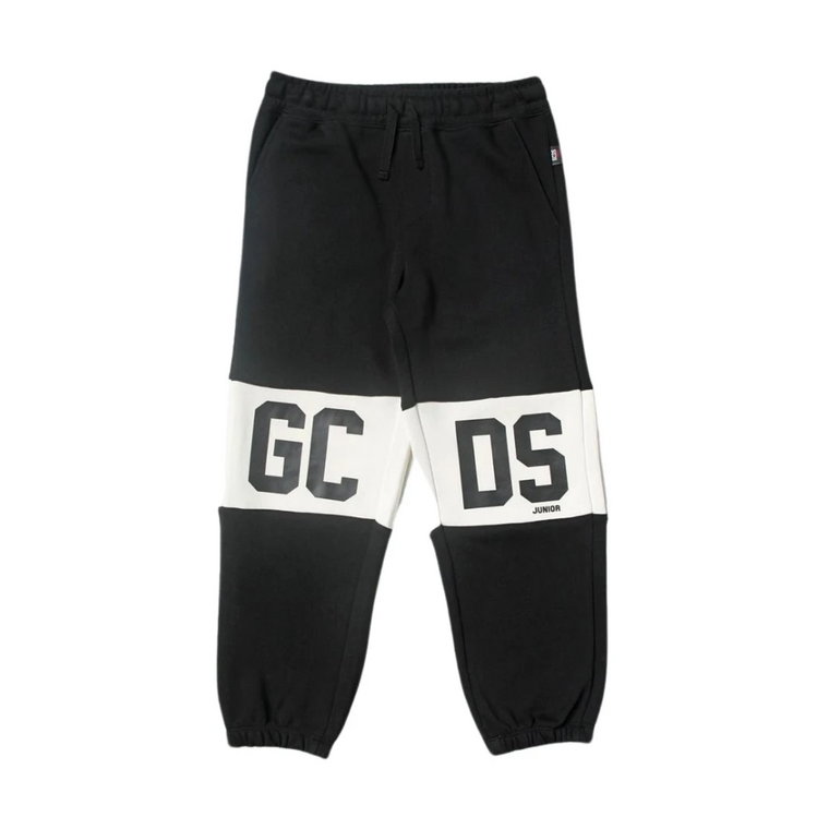 Spodnie dresowe z logo i kontrastowym kolorem Gcds