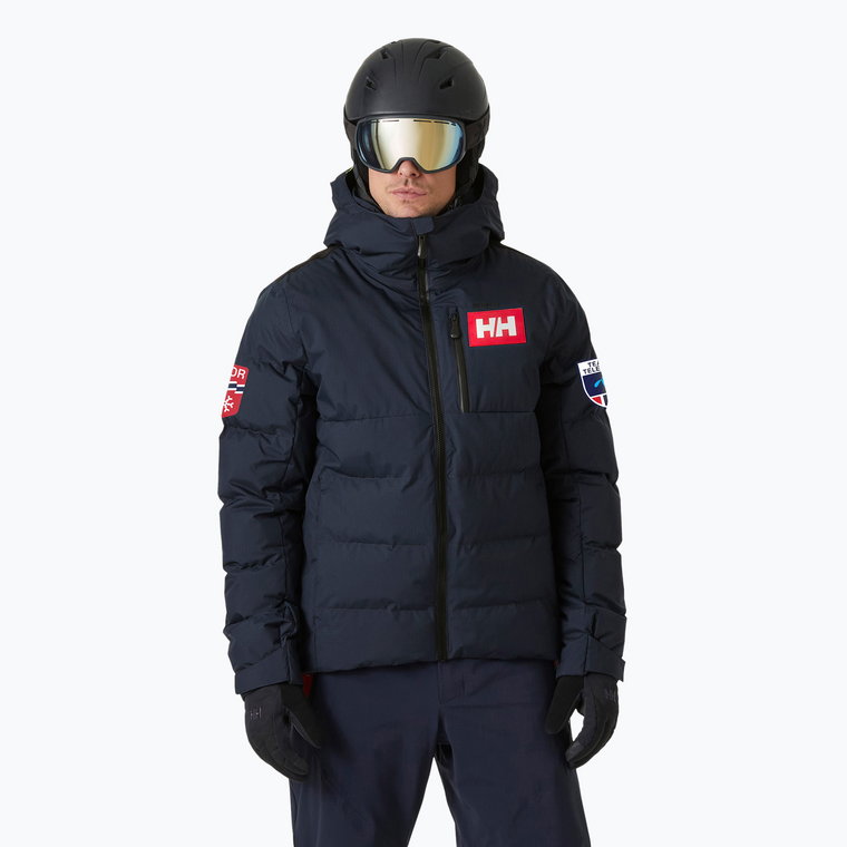 Kurtka narciarska męska Helly Hansen Kvitfjell Race Puffy navy nsf replica