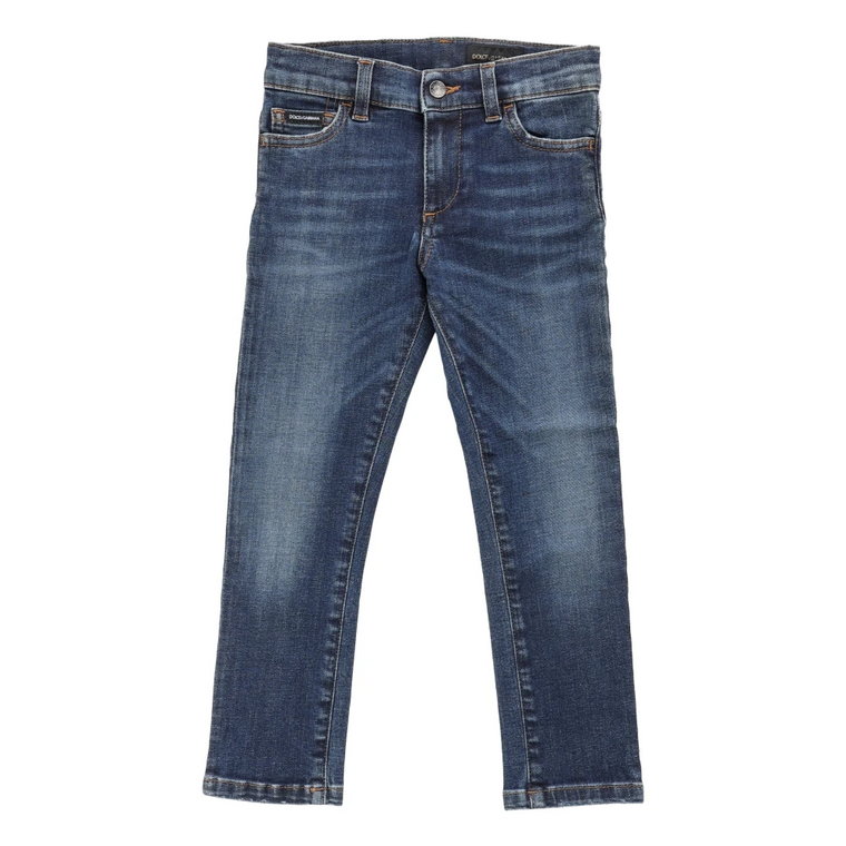 Dziecięce Spodnie Jeansowe - Regular Fit Dolce & Gabbana