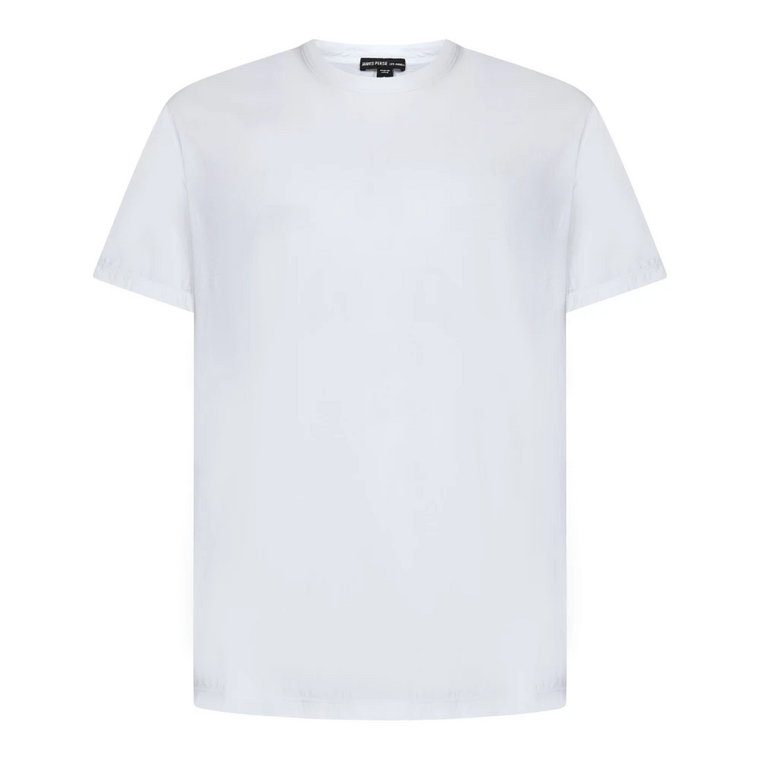 Białe koszulki i pola dla mężczyzn Aw23 James Perse