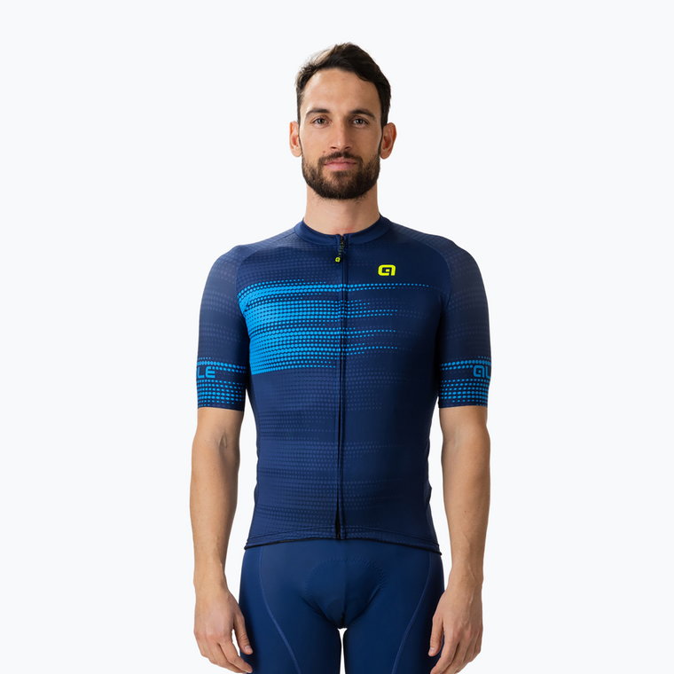 Koszulka rowerowa męska Alé Maglia MC Turbo blue