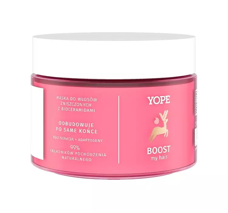 YOPE BOUNCE MY HAIR BOOST REGENERUJĄCA MASKA Z BIOCERAMIDAMI 250ML