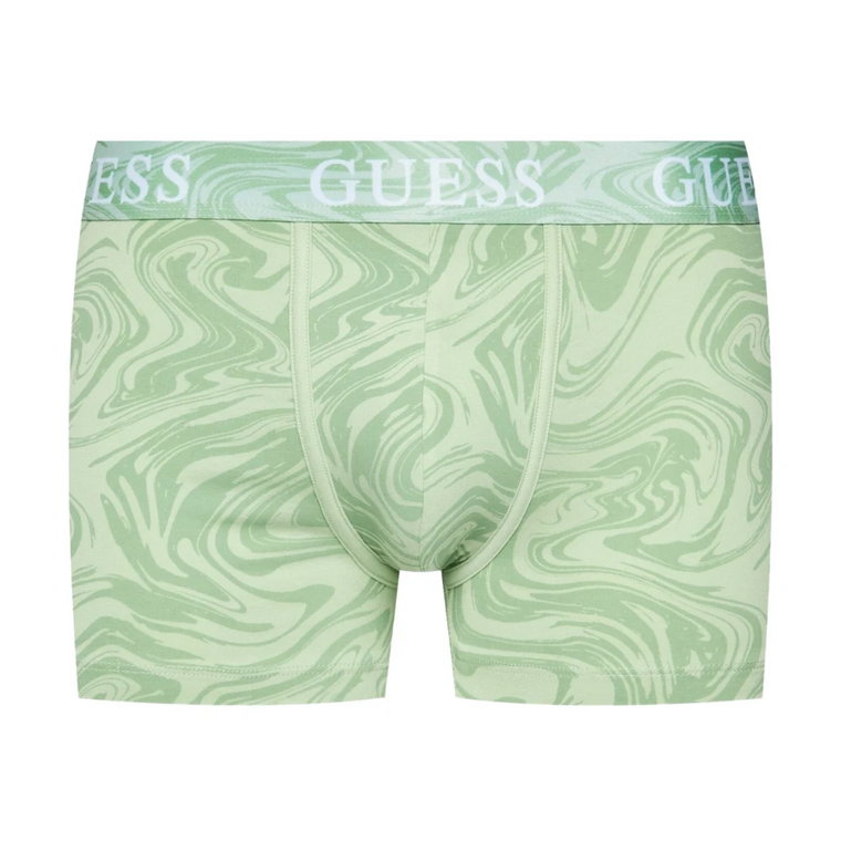 Stretch Boxer Tripack - Zielone Odcienie Guess