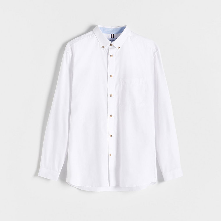 Reserved - Koszula regular fit - biały