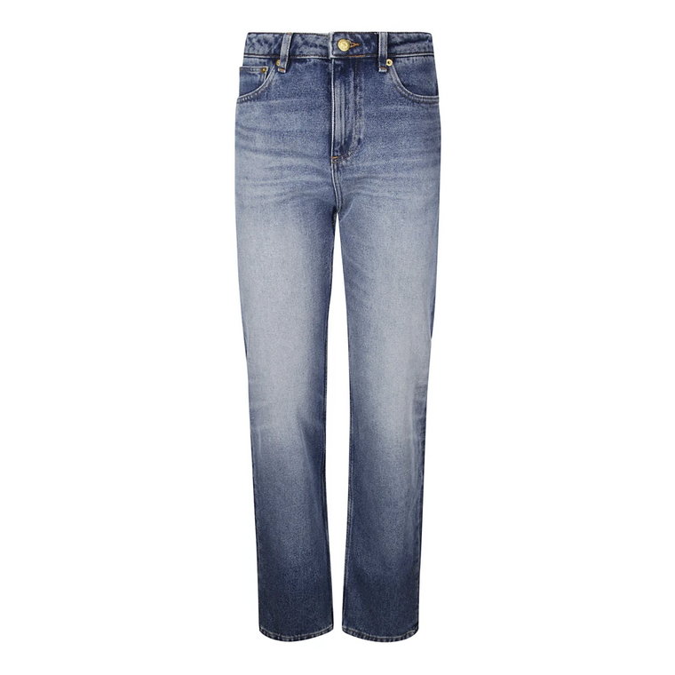 Wysoko-Talowe Straight-Leg Faded Jeans A.p.c.