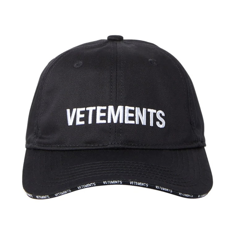 Logo Baseball Cap, Bawełniana Twill, Zakrzywiony daszek Vetements