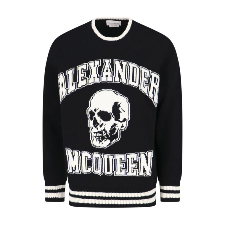Czarne Swetry od Alexander McQueen Alexander McQueen