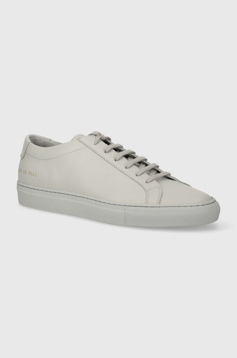 Common Projects sneakersy skórzane Original Achilles Low kolor szary 1528