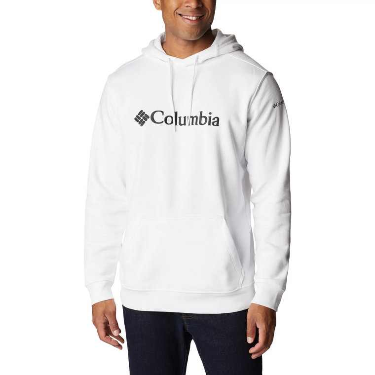 Columbia CSC Basic Logo II Hoodie 1681664106, Męskie, Białe, bluzy, bawełna, rozmiar: L