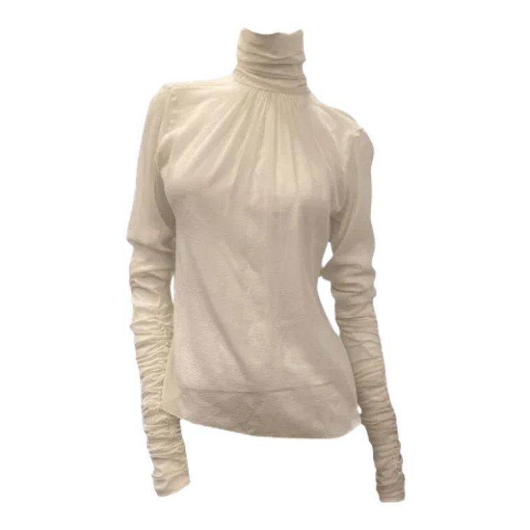 Pre-owned Silk tops Chanel Vintage