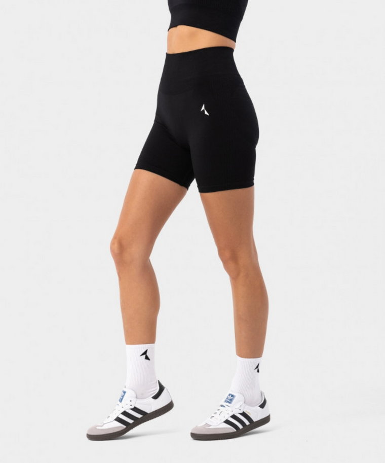 Damskie legginsy treningowe krótkie Carpatree Blaze Seamless Shorts - czarne