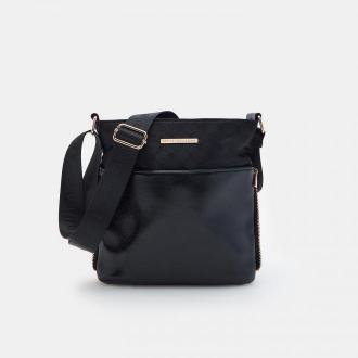 Czarne torebki listonoszki Promod, kolekcja damska Jesień 2021 | LaModa