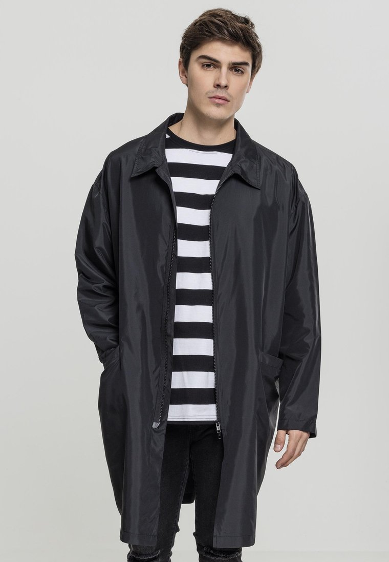 Kurtka Trench Oversize Zapisz jako kurtka przejściowa Męska Czarna Urban Classics TB2112