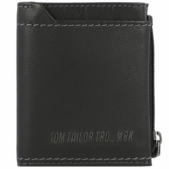 Tom Tailor Skórzane etui na karty kredytowe Diego RFID 8 cm black
