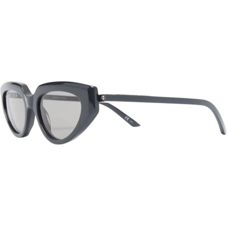 Szare okulary przeciwsłoneczne w kształcie kocich oczu Balenciaga