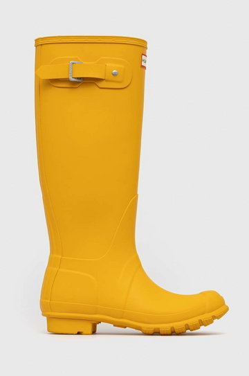 Hunter kalosze Womens Original Tall Boot damskie kolor żółty WFT1000RMA